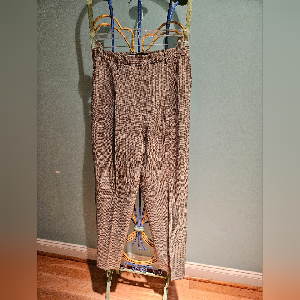 Brooks Brothers Women's High Rise Pants Trousers Pleated Wool Size 8